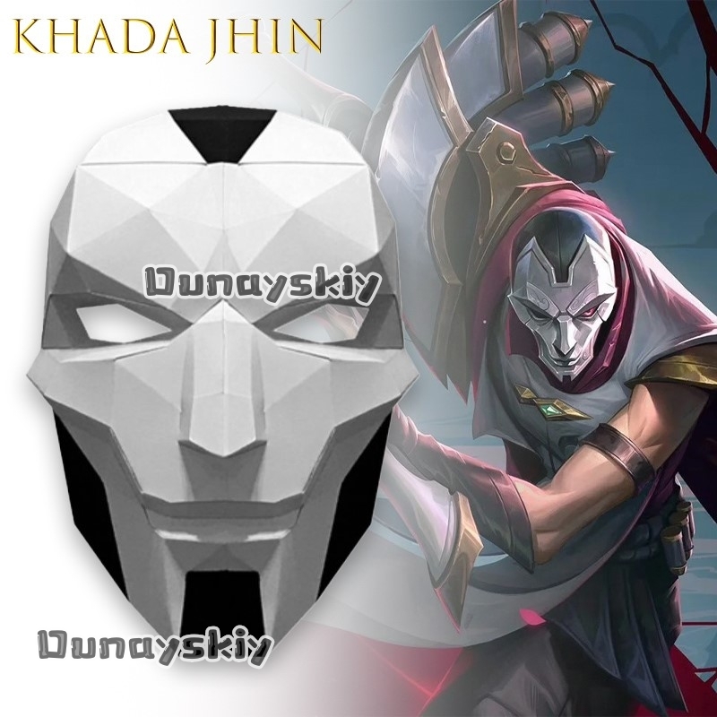 Art Craft Games - AKhada Jhin Oni Mask DIY Paper