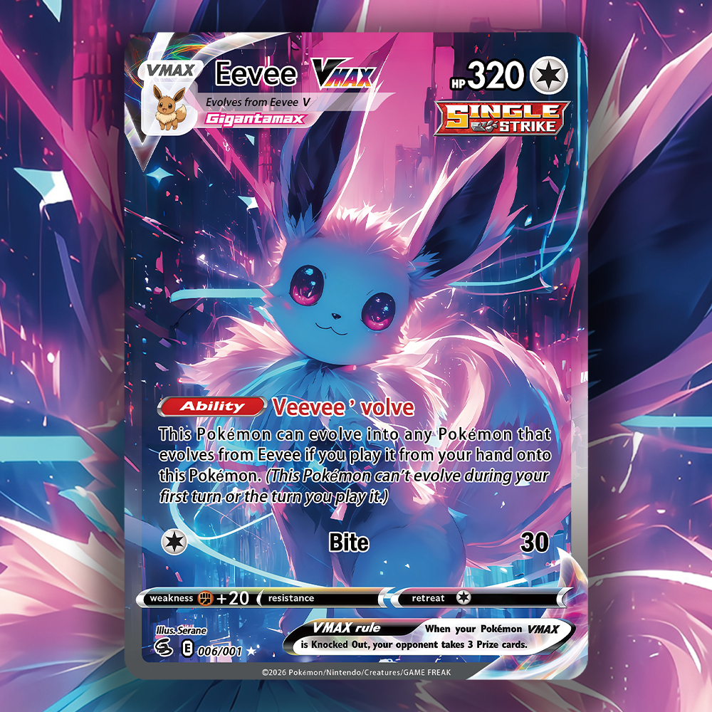 Art Craft Games - Eevee Series Set PKM Card Umbreon