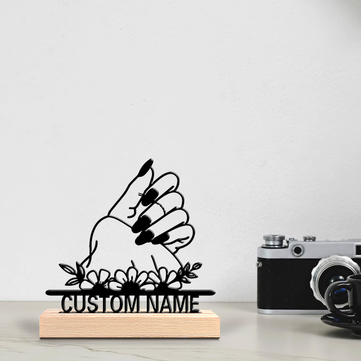 Letter S Art Craft - 1pc salon nail Customized Letter Metal