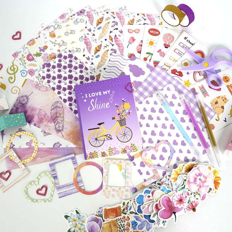Art Craft For 3 Year Old - Girls Stationery Set Kids Scrapbook Kit