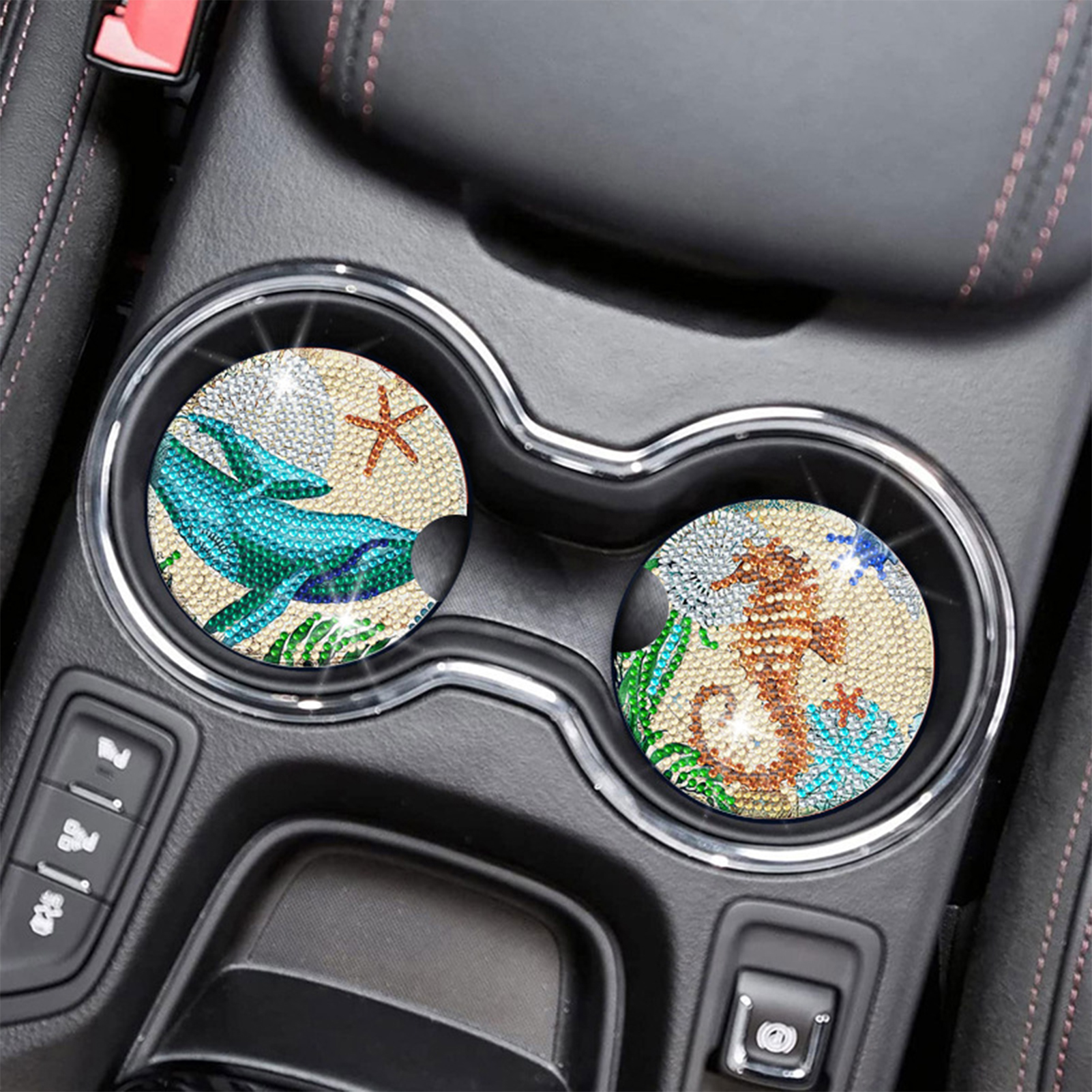 Eco Art Craft - 5D Rhinestone Art Painting Cup Mat