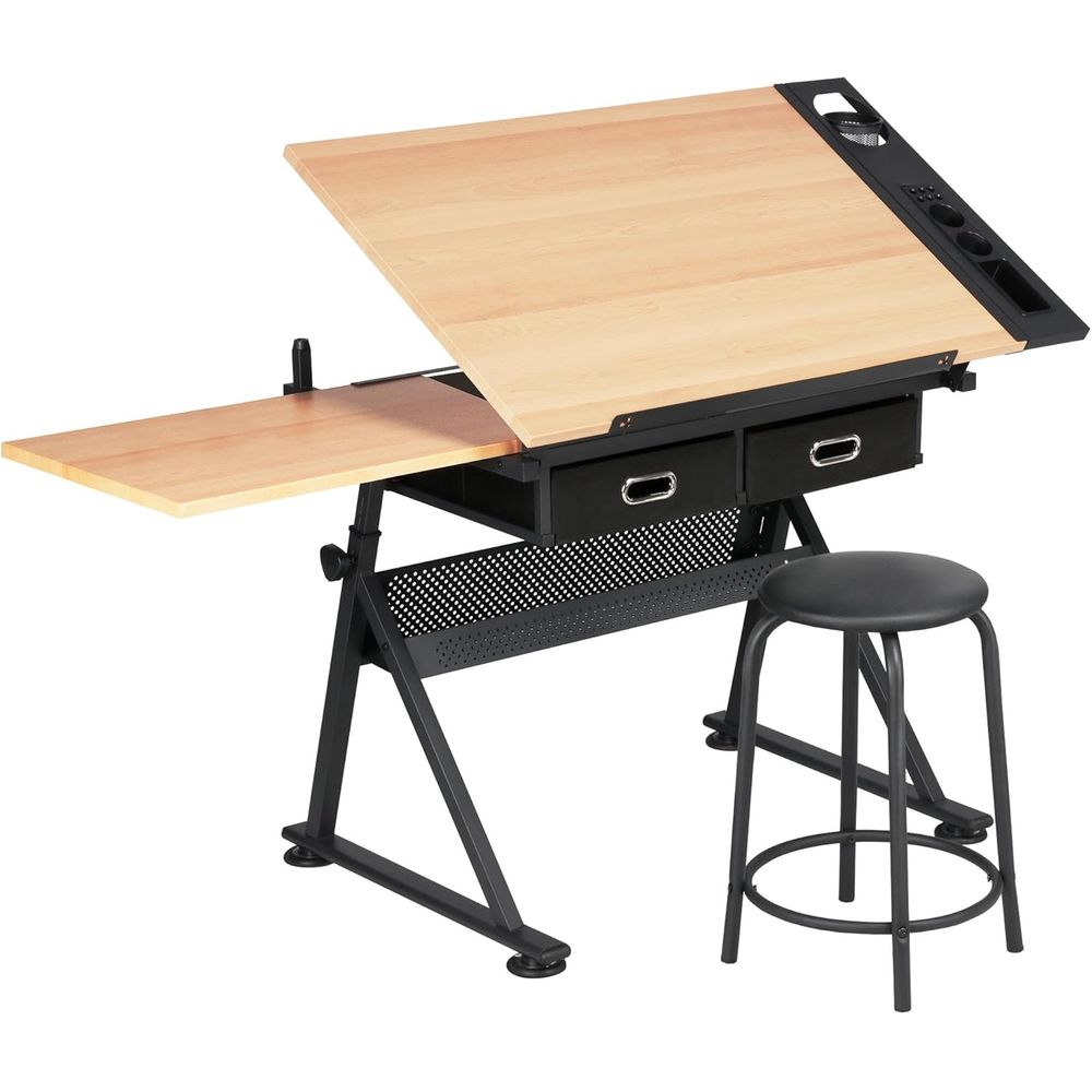 Art & Craft Kids Toys - Height Adjustable Drating Table Ding Table
