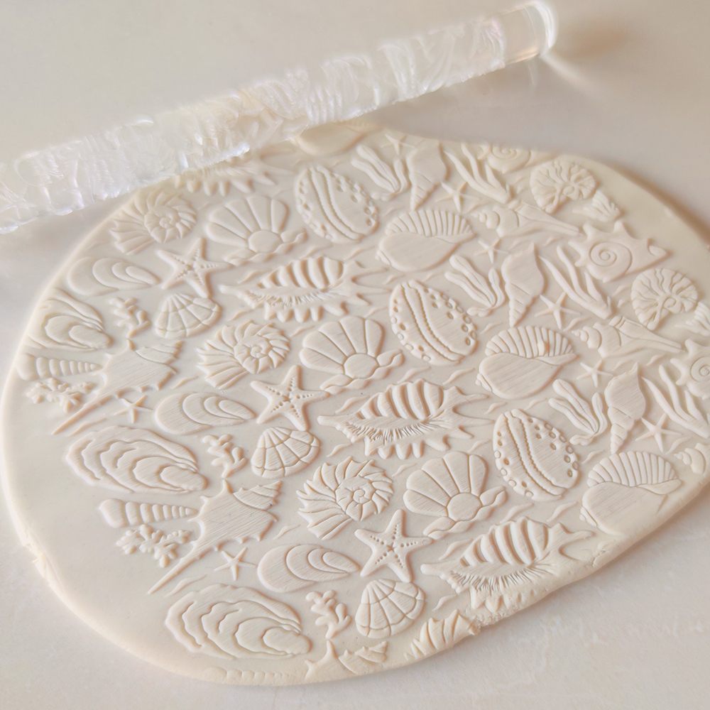 Eco Art Craft - Shell Pearl Starfish Beach Clay Art