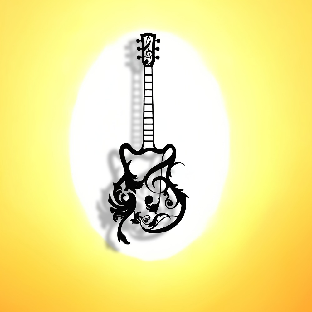 CIFbuy Forged Metal Guitar Wal - đánh giá và giá Art Craft Cafe