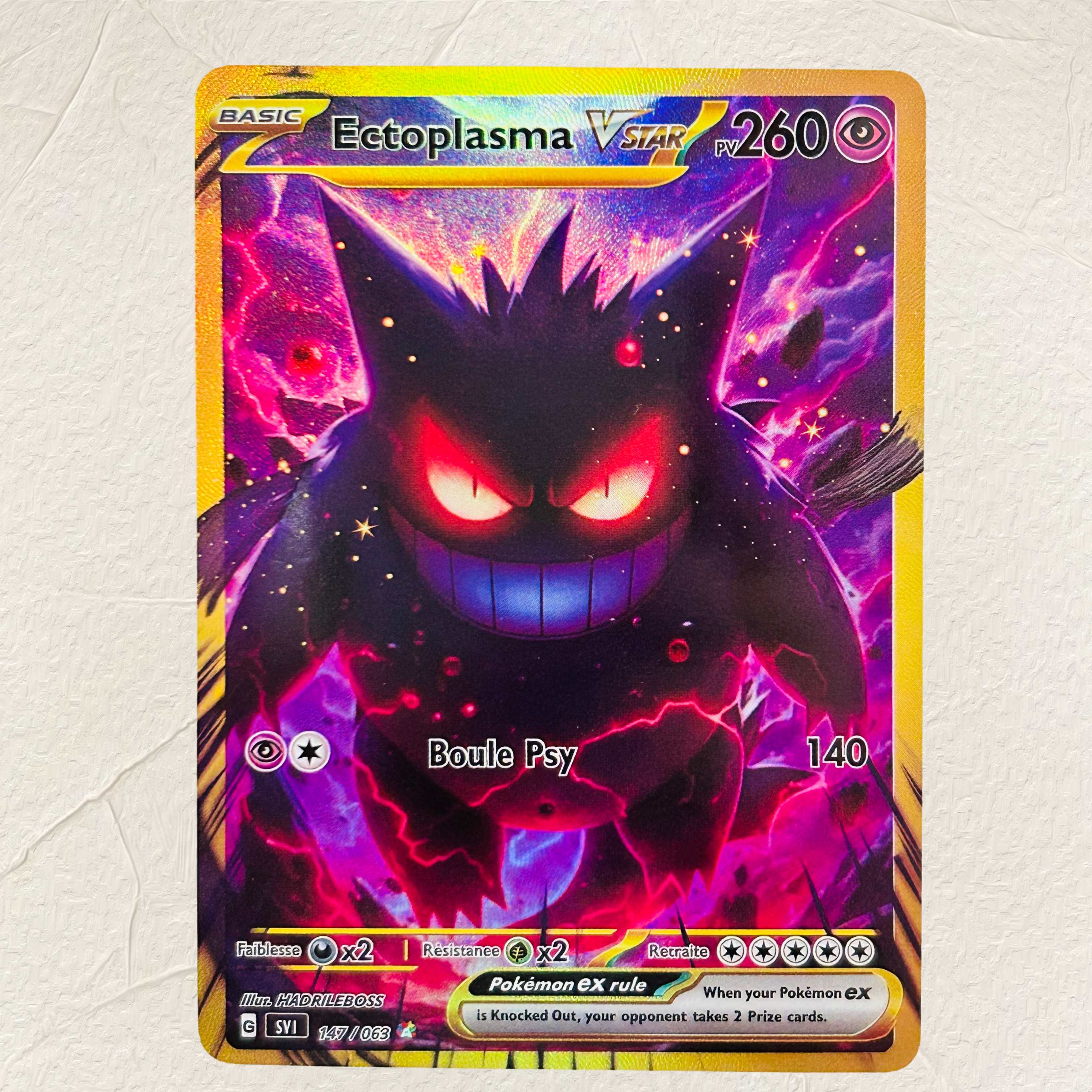 DIY Pokemon Gengar VMAX Hologr - đánh giá và giá Art Craft Games