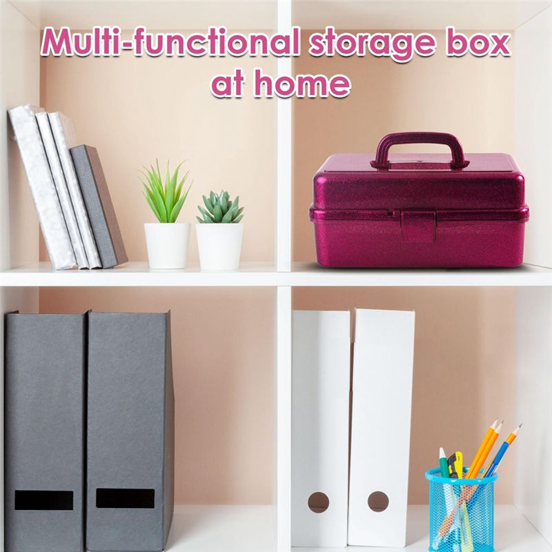 A93Z Glitter Pink & Craft Tool - đánh giá và giá Art Craft Organizer