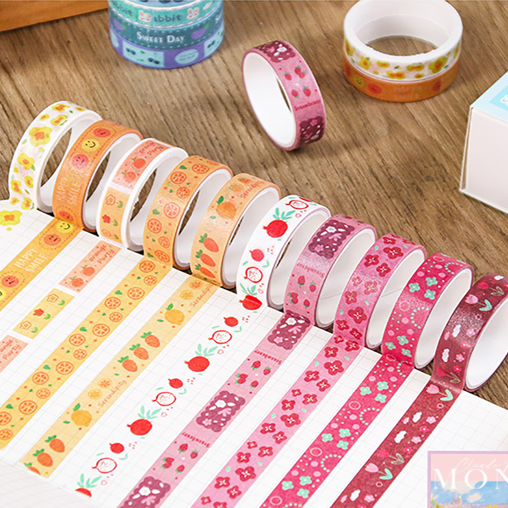 20 Roll Washi Tape Set Diamond - đánh giá và giá Washi Tape Rolls