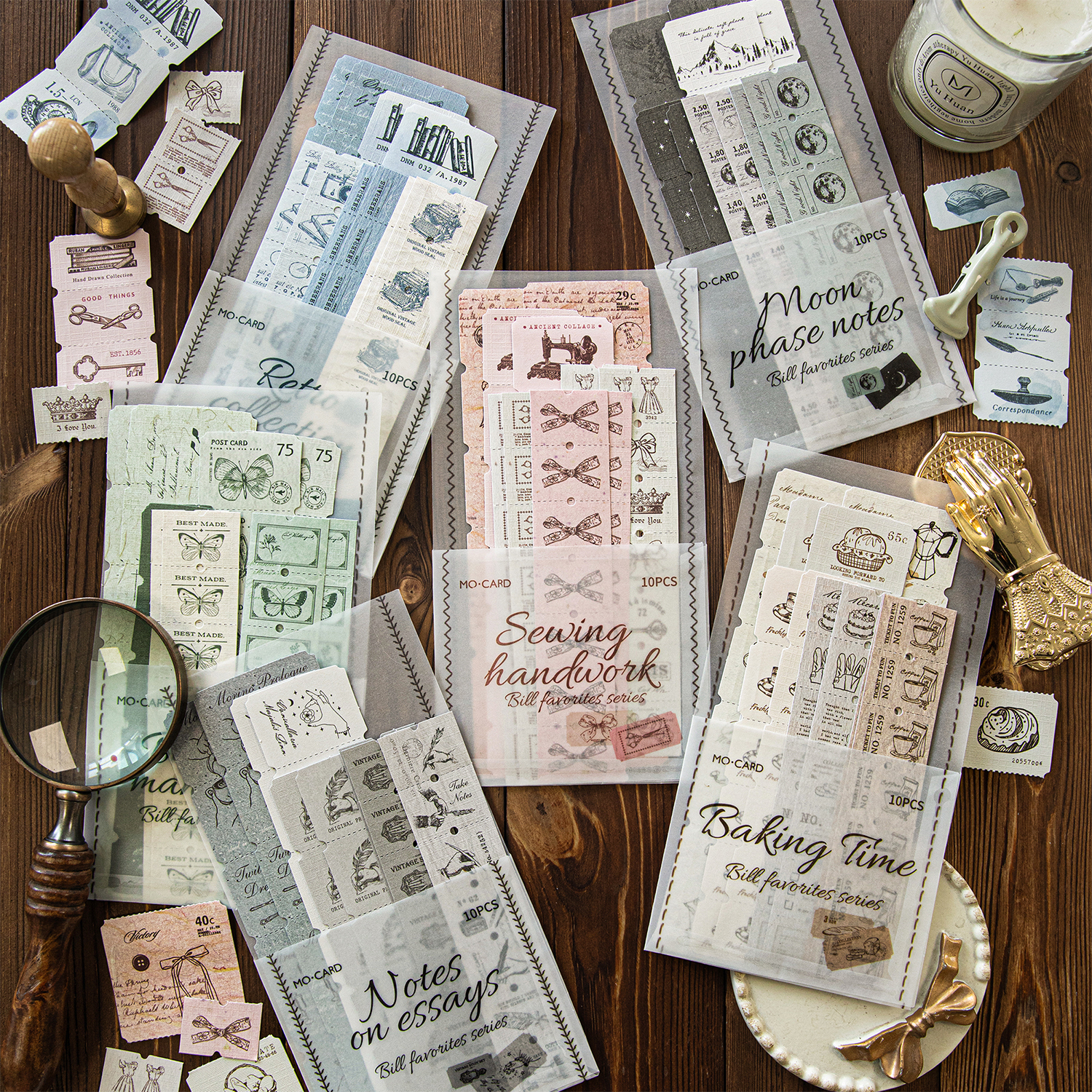 10pcs Retro Label Strip Sticke - đánh giá và giá Art Craft For 3 Year Old