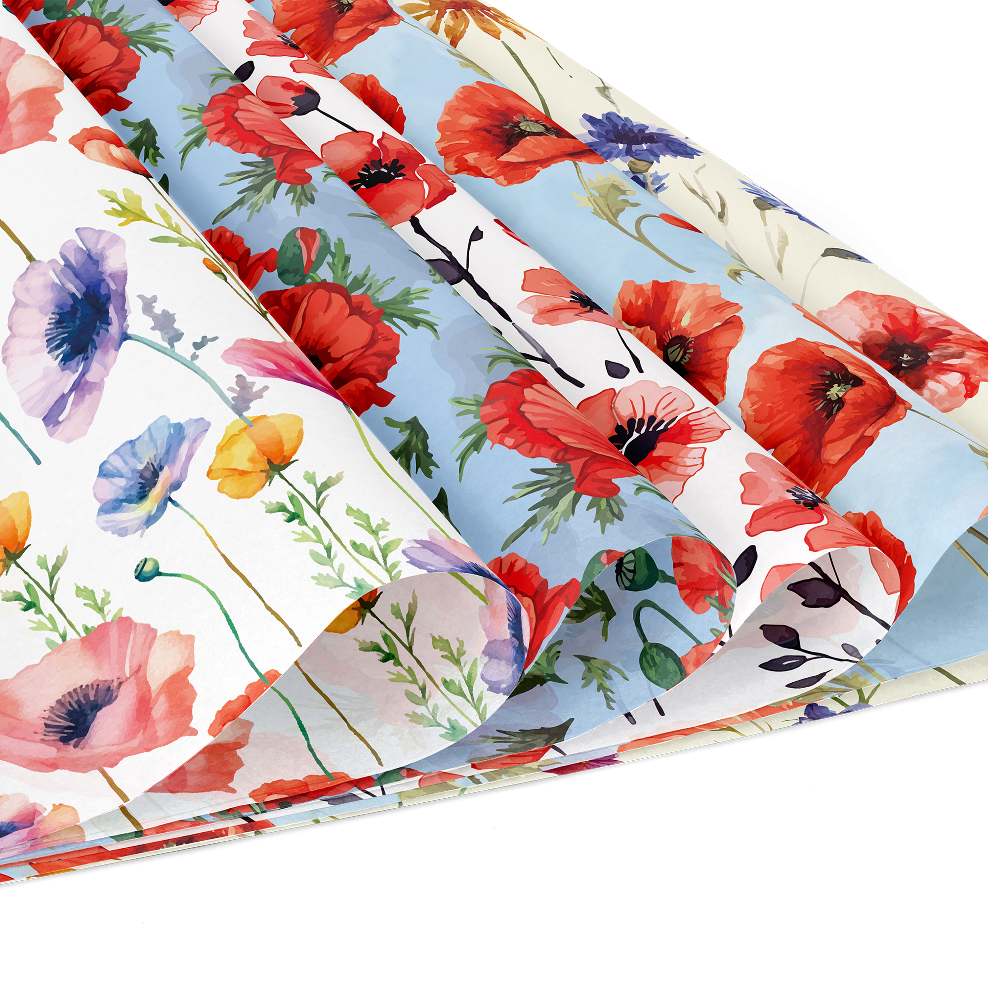 24pcs 30*30cm Poppy Red Flower - đánh giá và giá Art Craft With Paper