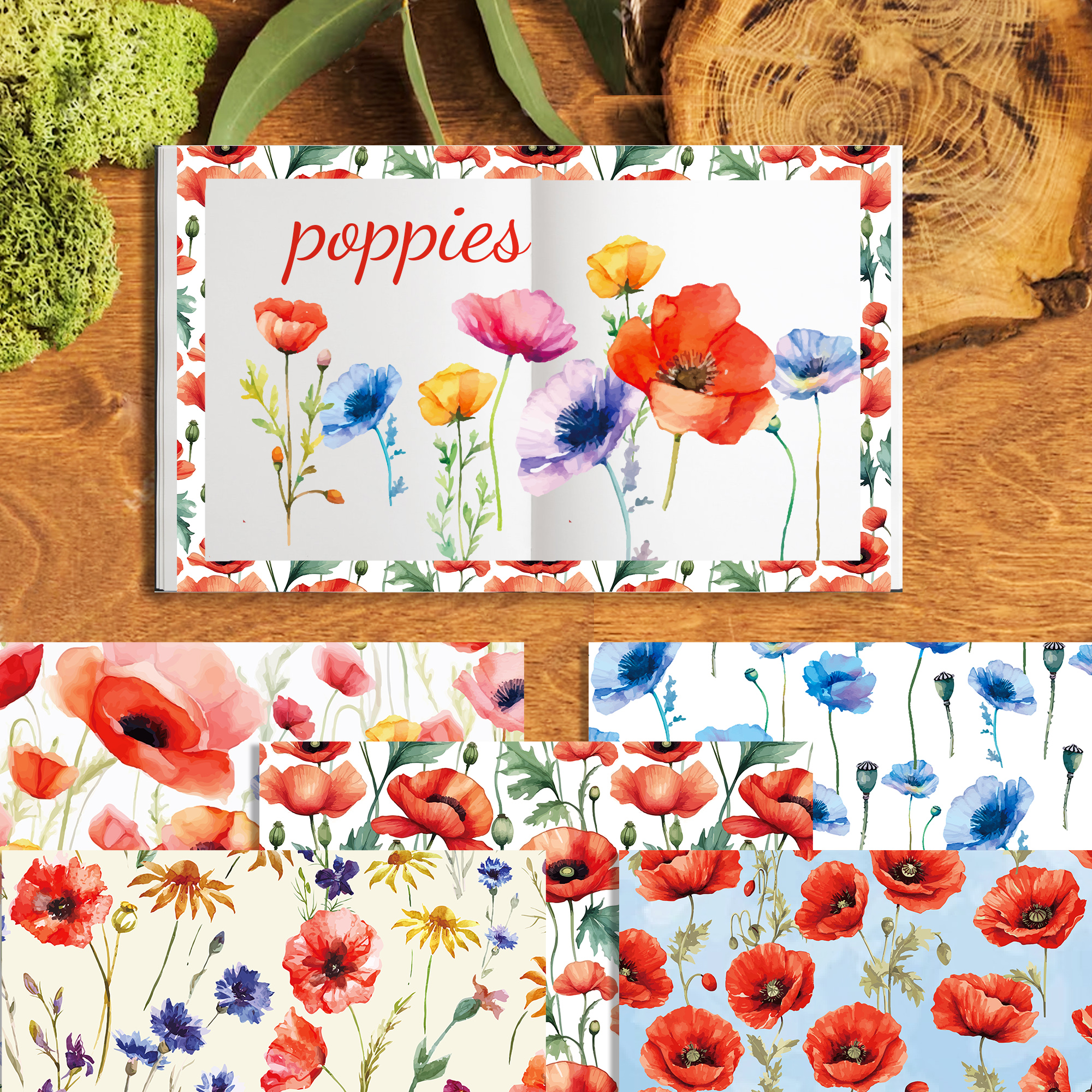 24pcs 30*30cm Poppy Red Flower - đánh giá và giá Art Craft With Paper