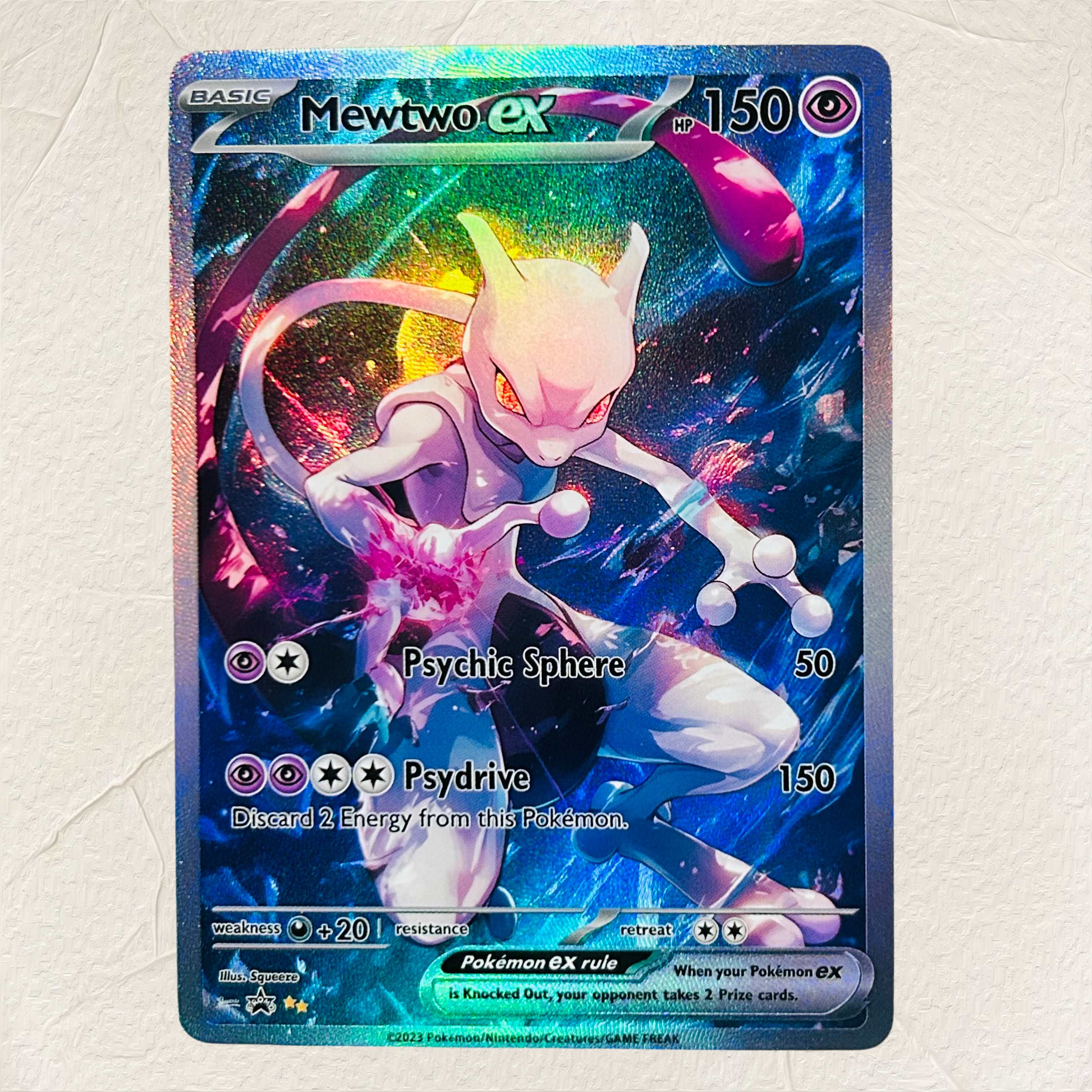DIY Pokemon Mewtwo ex Holograp - đánh giá và giá Art Craft Games