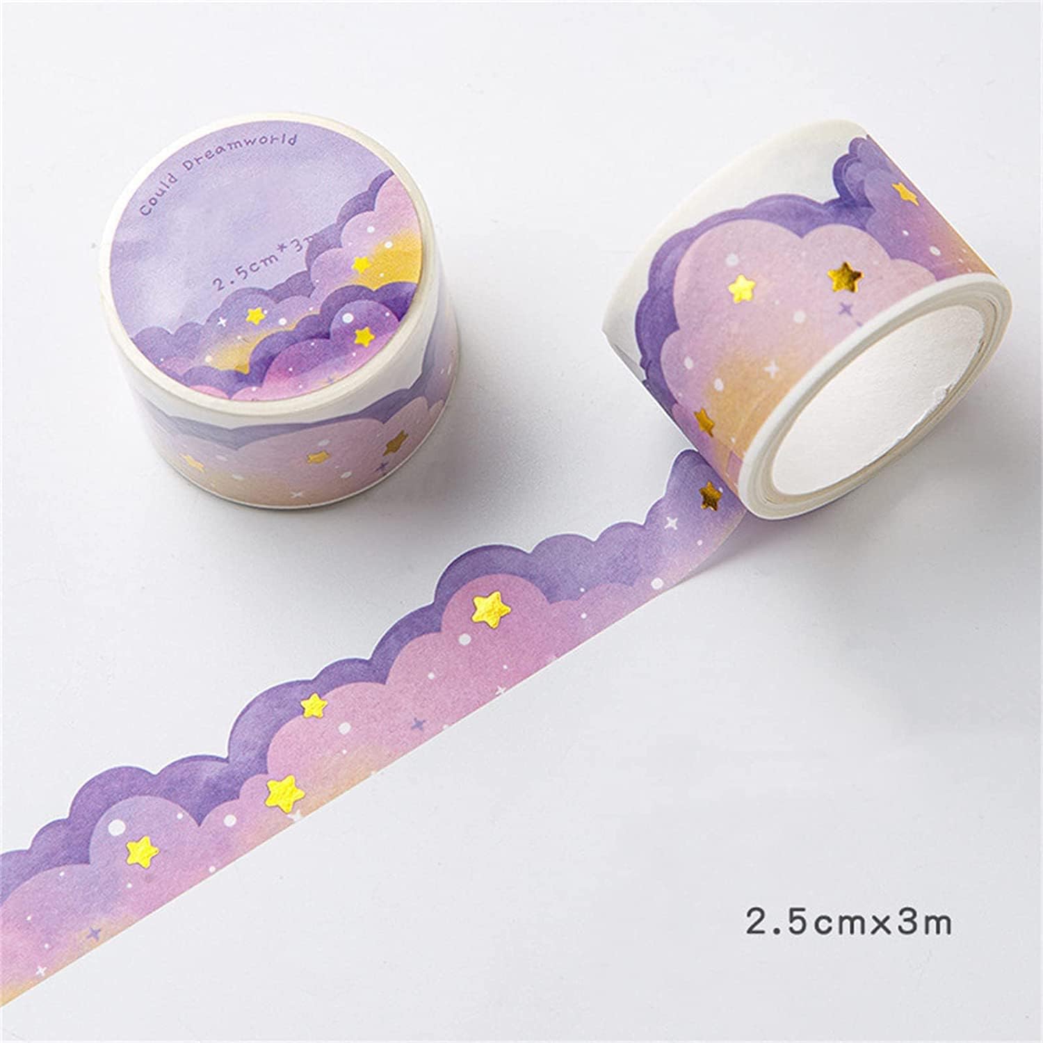8 Rolls Color Cloud Washi Tape - đánh giá và giá Washi Tape Rolls
