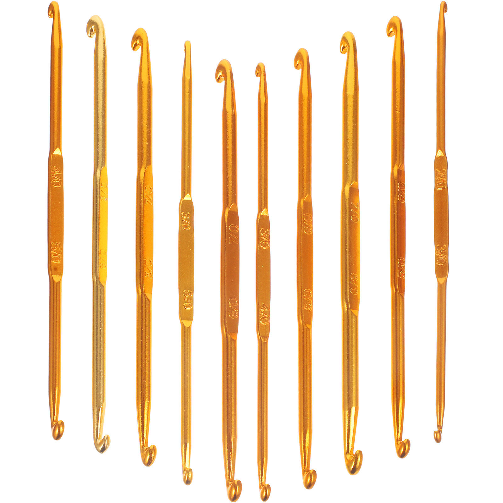 10Pcs Professional Aluminum Cr - đánh giá và giá Crochet Hook Set