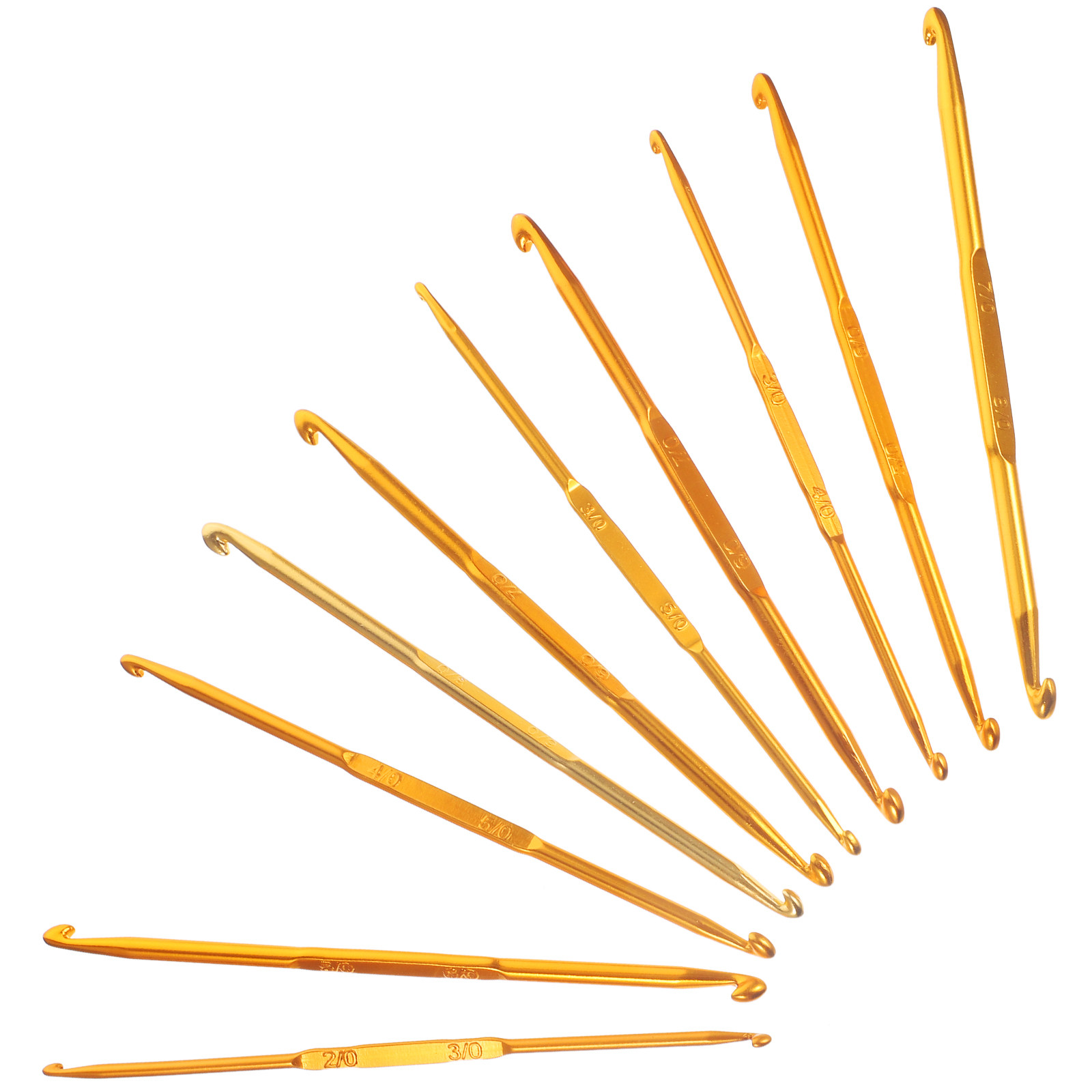 10Pcs Professional Aluminum Cr - đánh giá và giá Crochet Hook Set