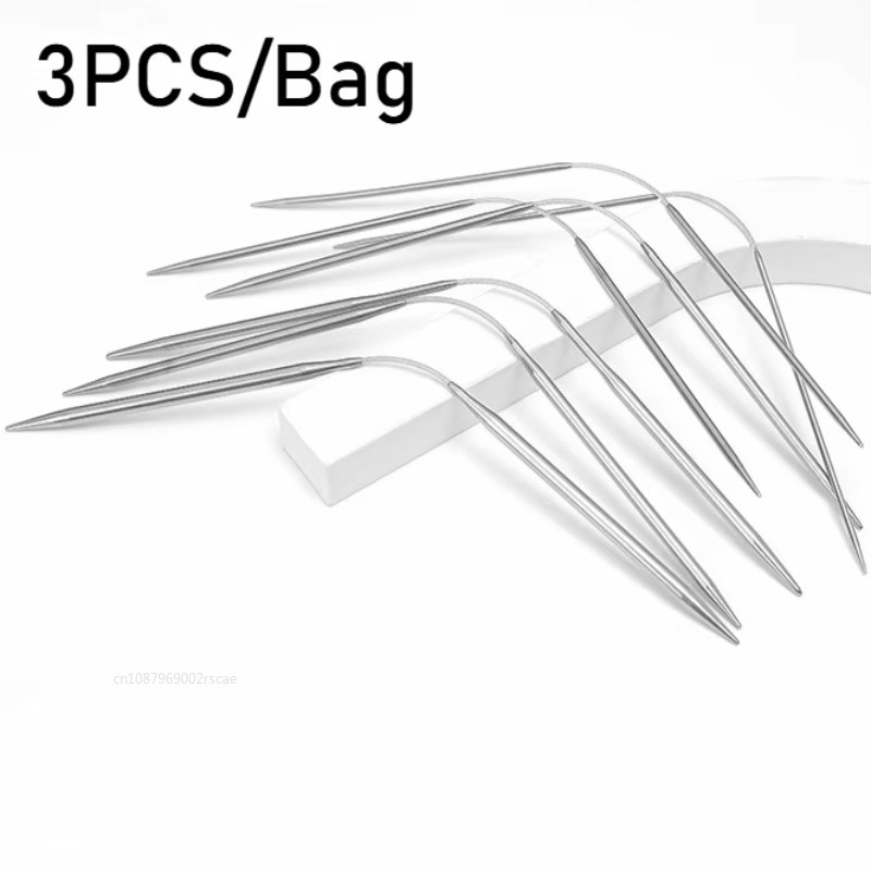 3ps/bag Circular Knit Needles  - đánh giá và giá Crochet Hook Set
