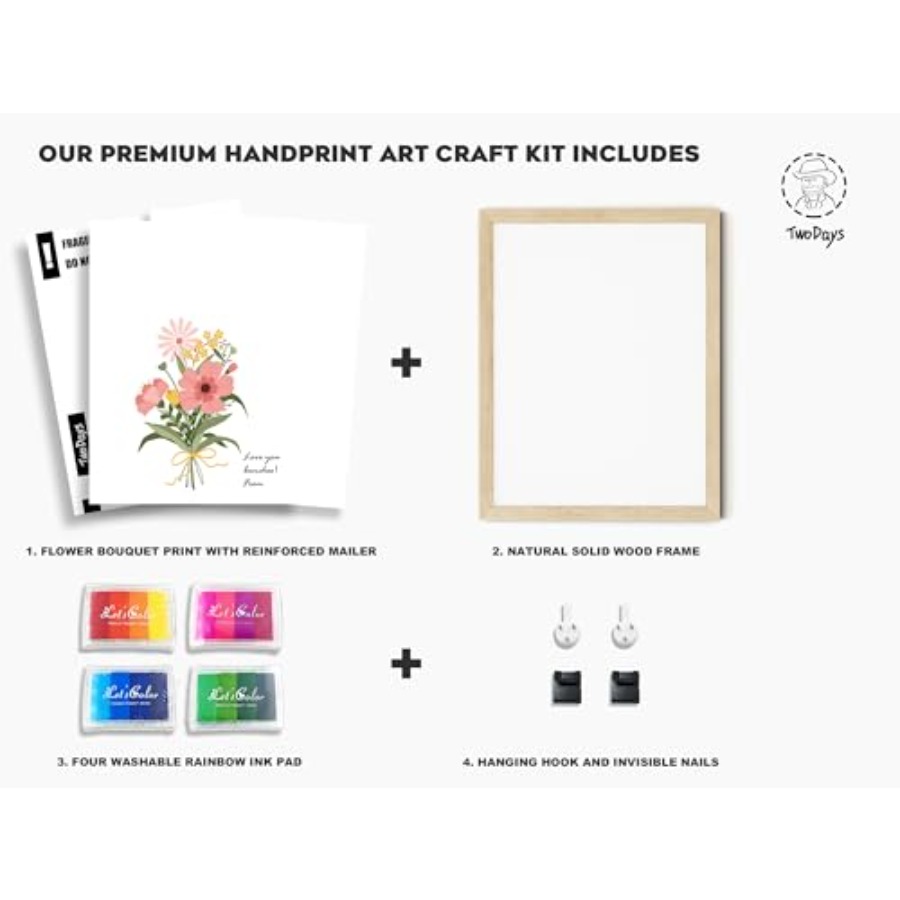 Flower Bouquet Handprint Art C - đánh giá và giá Art & Craft Kids Toys