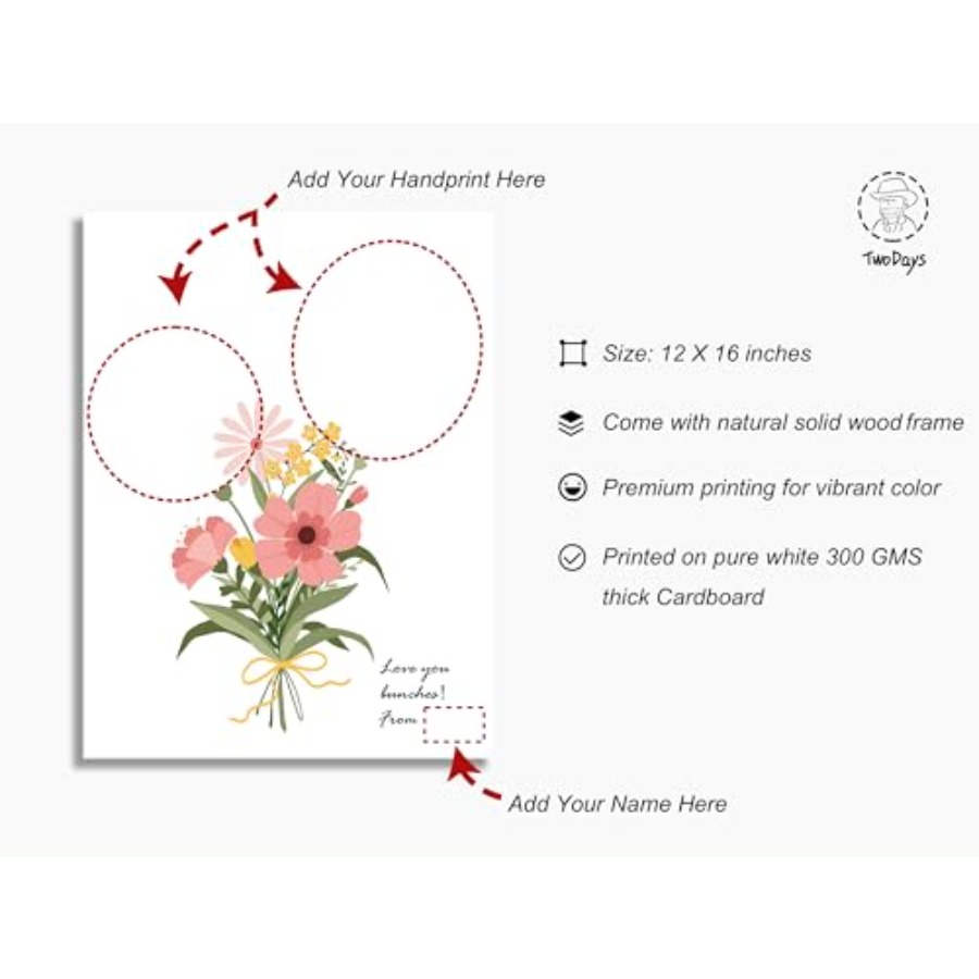 Flower Bouquet Handprint Art C - đánh giá và giá Art & Craft Kids Toys