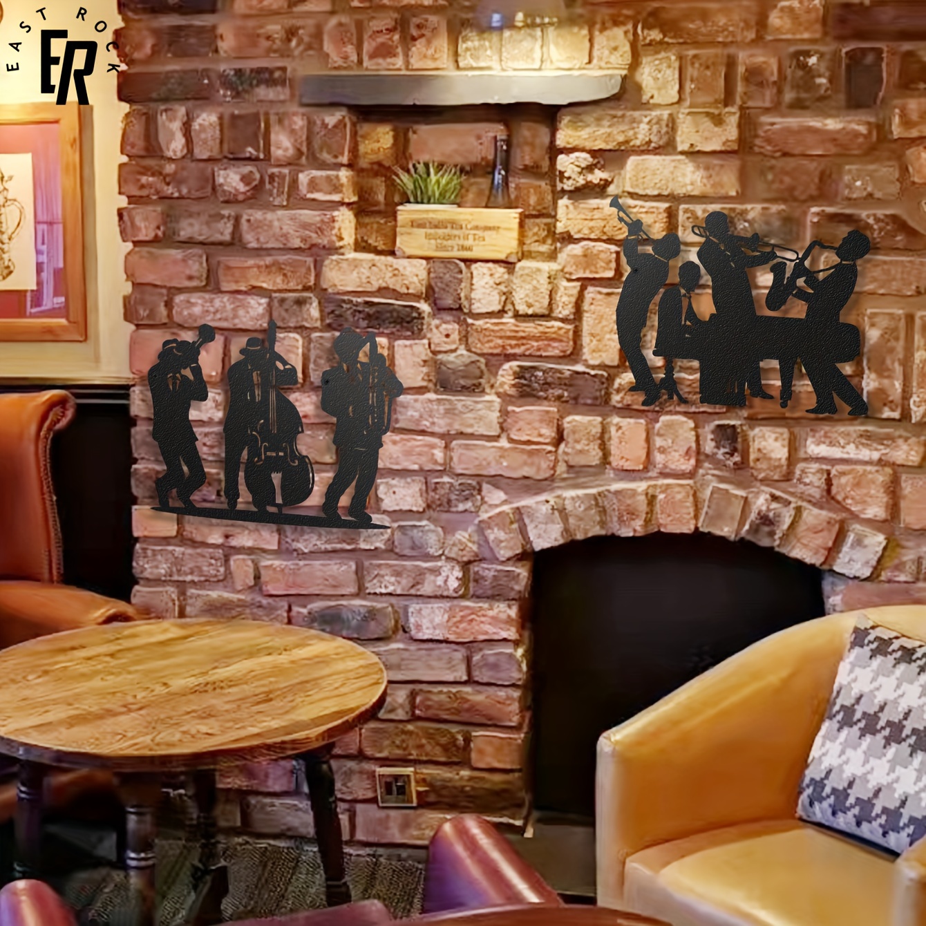 Metal Musician Silhouette Wall - đánh giá và giá Art Craft Cafe