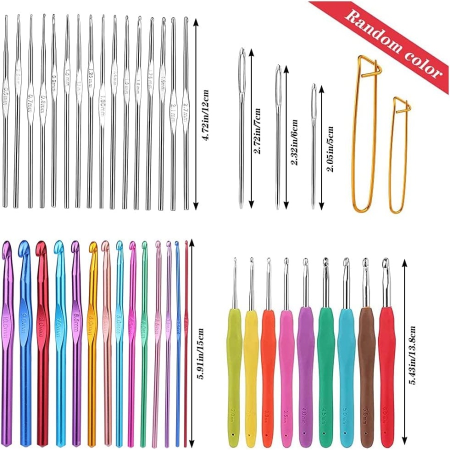 New Design Colorful Crochet Ho - đánh giá và giá Crochet Hook Set