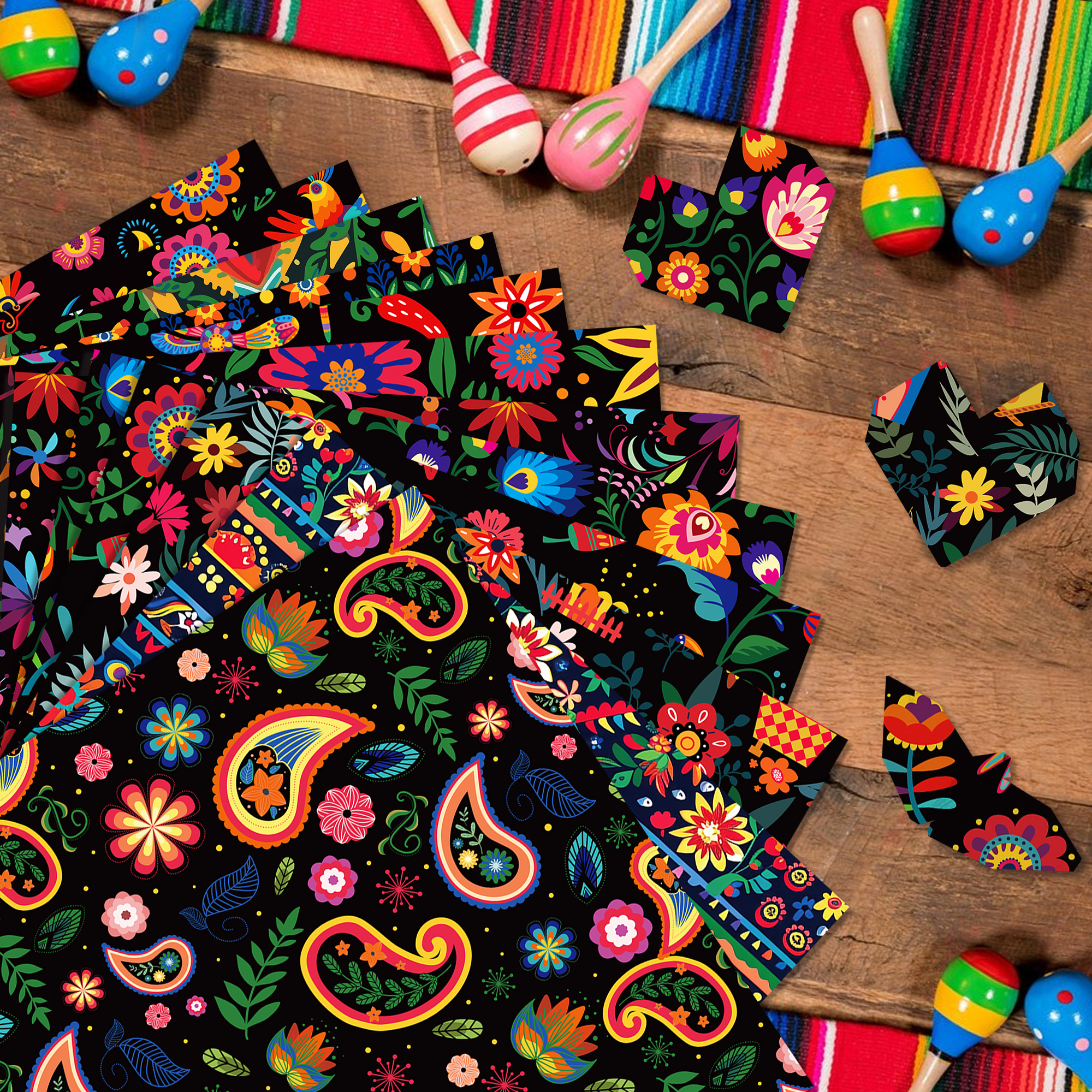 24pcs Mexican Scrapbook Paper  - đánh giá và giá Art Craft With Paper