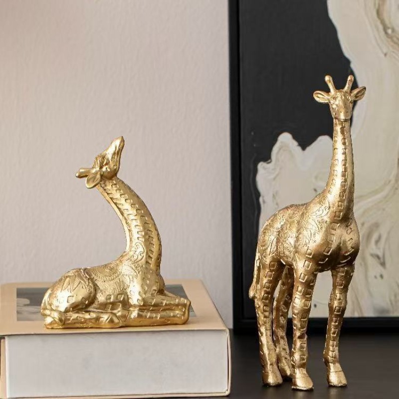 2pcs/set Giraffe Ornament, Gol - đánh giá và giá Art Craft Cafe