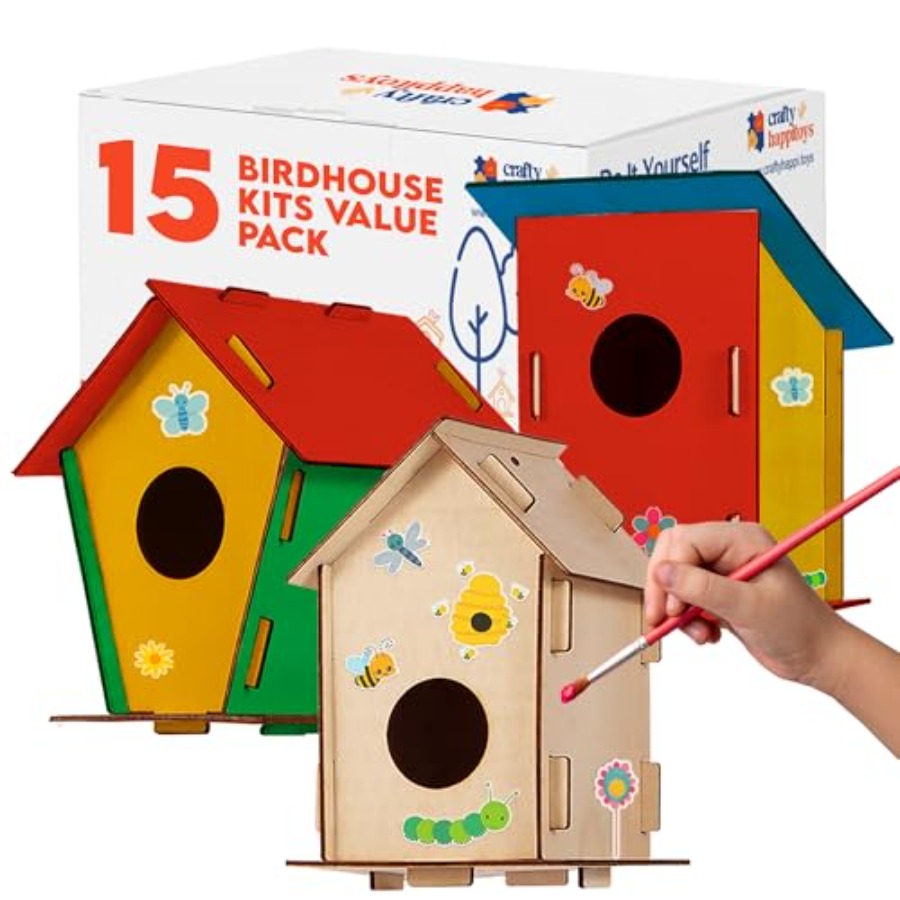 Kit - Unfinished Wood Bird Hou - đánh giá và giá Art & Craft Kids Toys