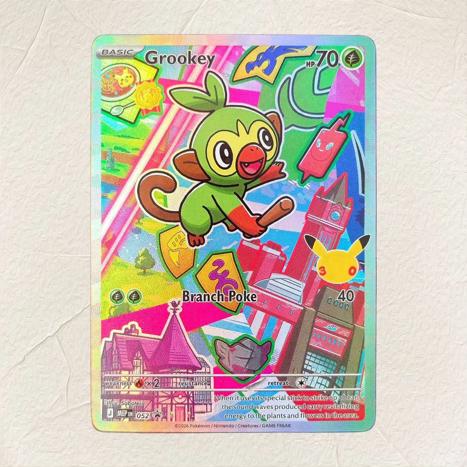 Pokemon English Chikorita 046  - đánh giá và giá Art Craft Games