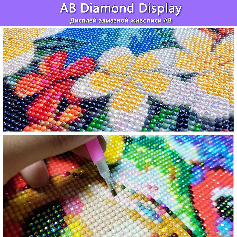 Blank Canvas Diamond painting  - đánh giá và giá Acrylic Pour Paint
