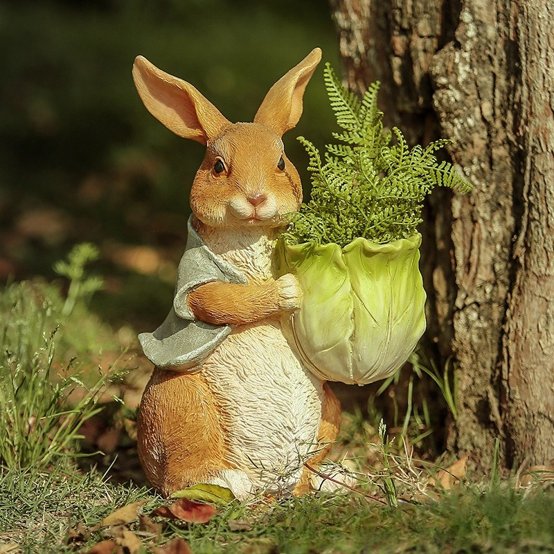 Outdoor Garden Statues Rabbit  - đánh giá và giá Art Craft Animals