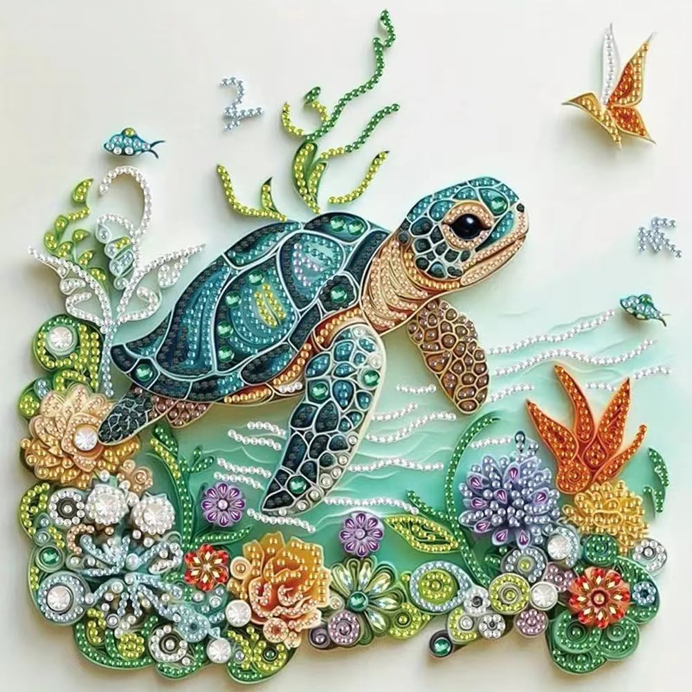 Sea Turtle Animal Diamond Pain - đánh giá và giá Art Craft Animals