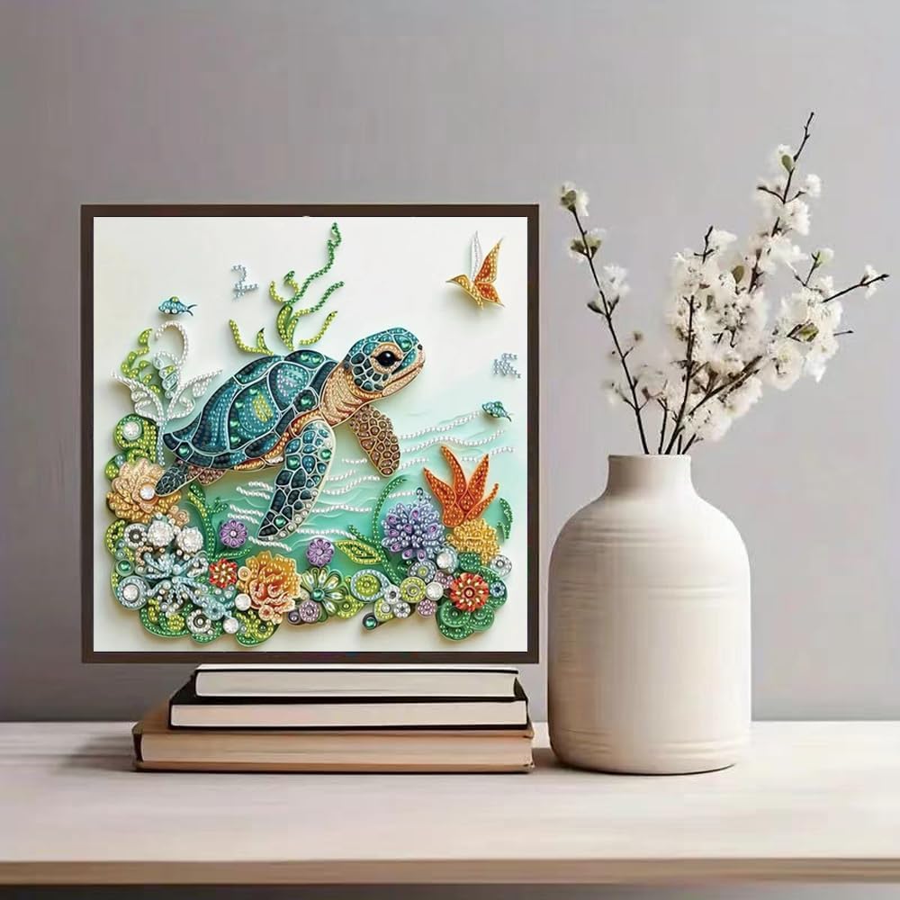 Sea Turtle Animal Diamond Pain - đánh giá và giá Art Craft Animals