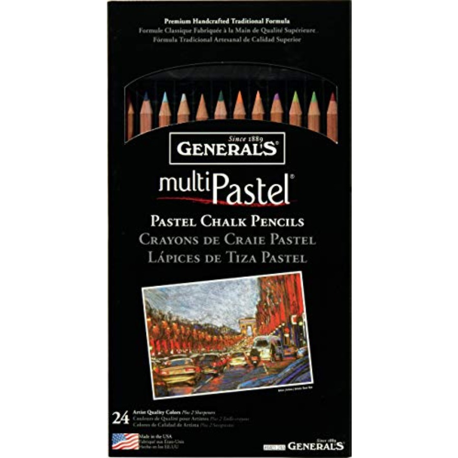Generals G4401-24A Pastel Chal - đánh giá và giá Chalk Pastel Set