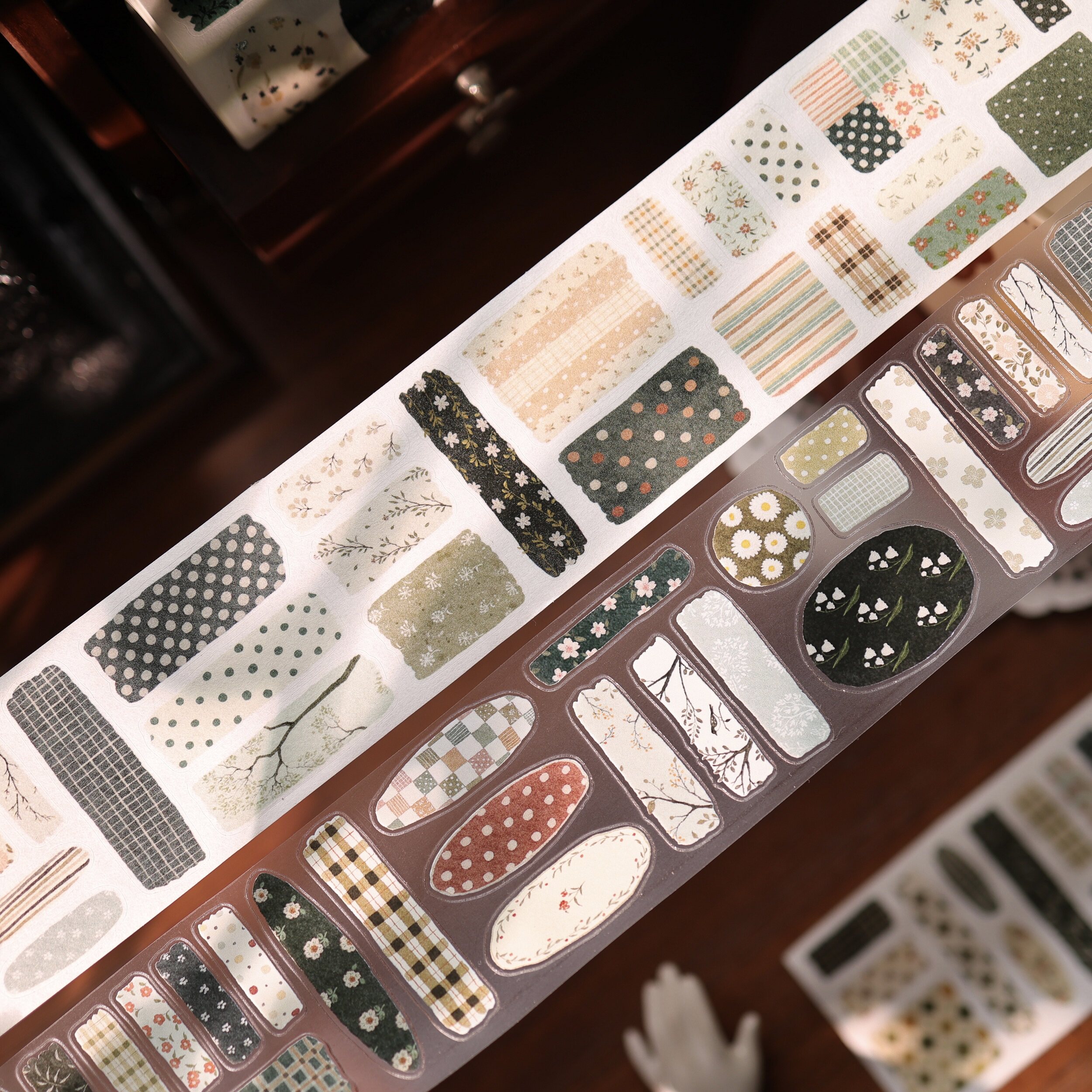 YiEr Studio Vintage Floral Pat - đánh giá và giá Washi Tape Rolls