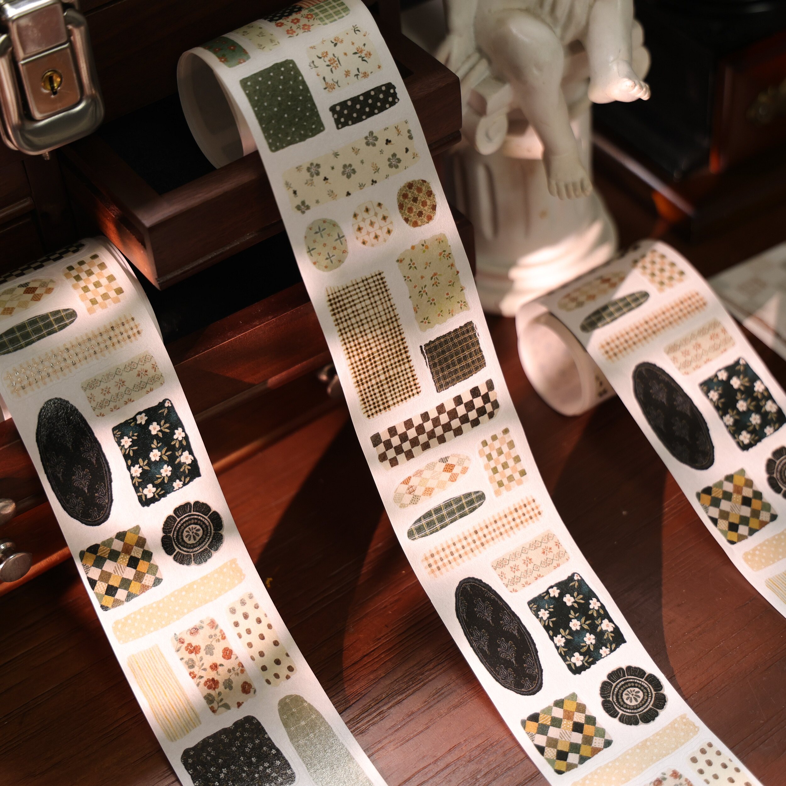 YiEr Studio Vintage Floral Pat - đánh giá và giá Washi Tape Rolls