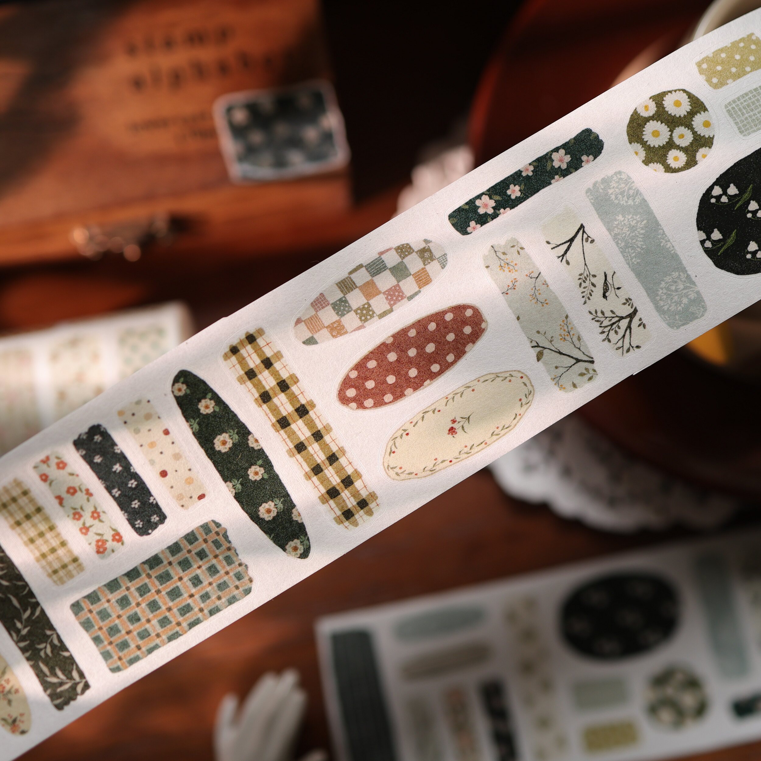 YiEr Studio Vintage Floral Pat - đánh giá và giá Washi Tape Rolls