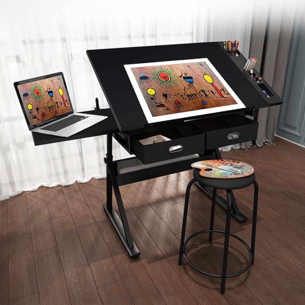 Art Craft Table with Adjustabl - đánh giá và giá Art & Craft Kids Toys