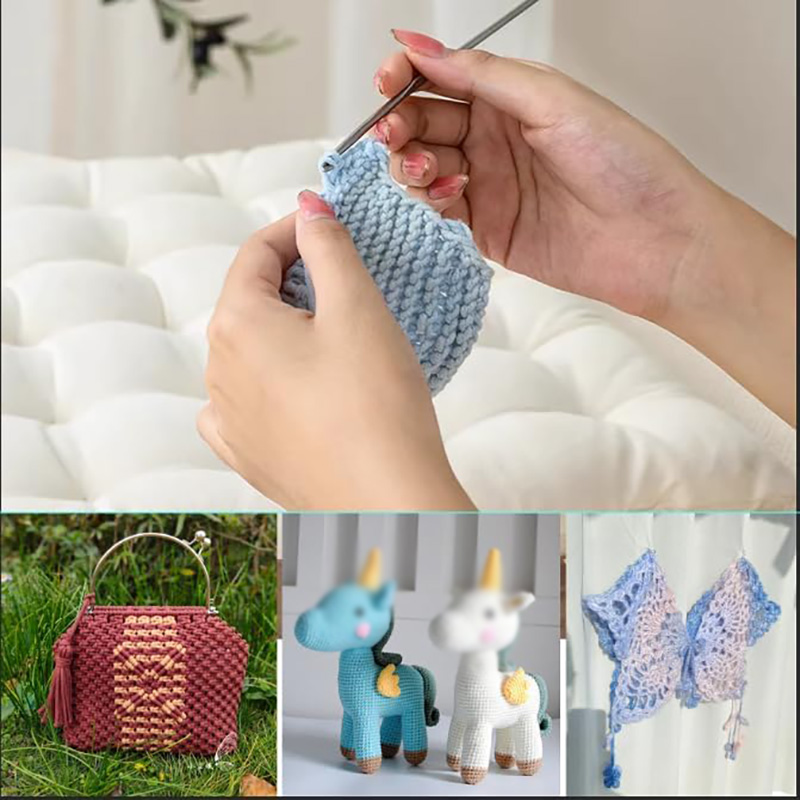 4 Pcs Stainless Steel Crochet  - đánh giá và giá Crochet Hook Set