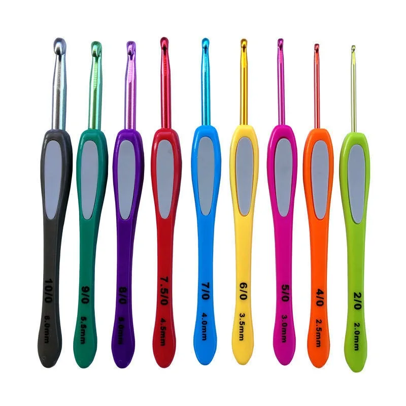Color Soft Handle Crochet Tool - đánh giá và giá Crochet Hook Set