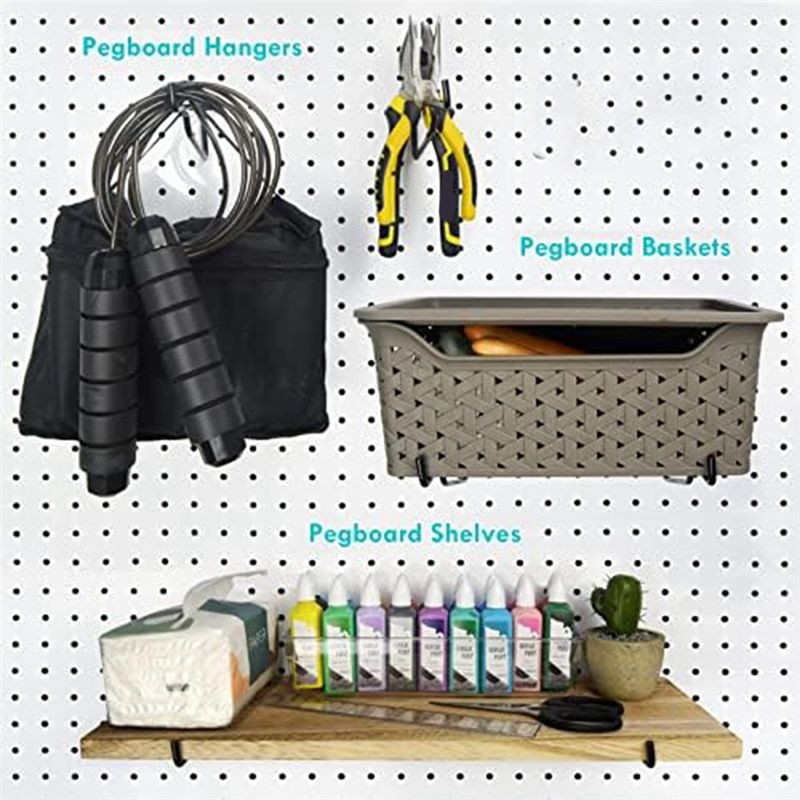 75STO-Peg Board Shelf Hooks, 8 - đánh giá và giá Art Craft Organizer