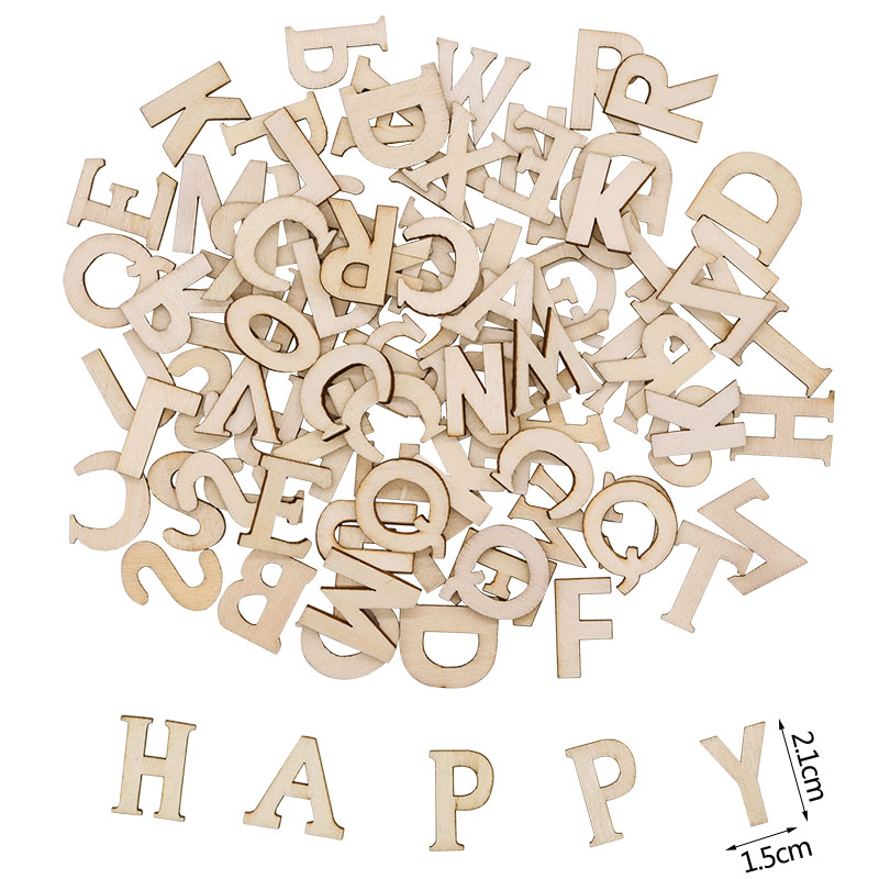 100pcs Wood English Alphabet D - đánh giá và giá Letter S Art Craft