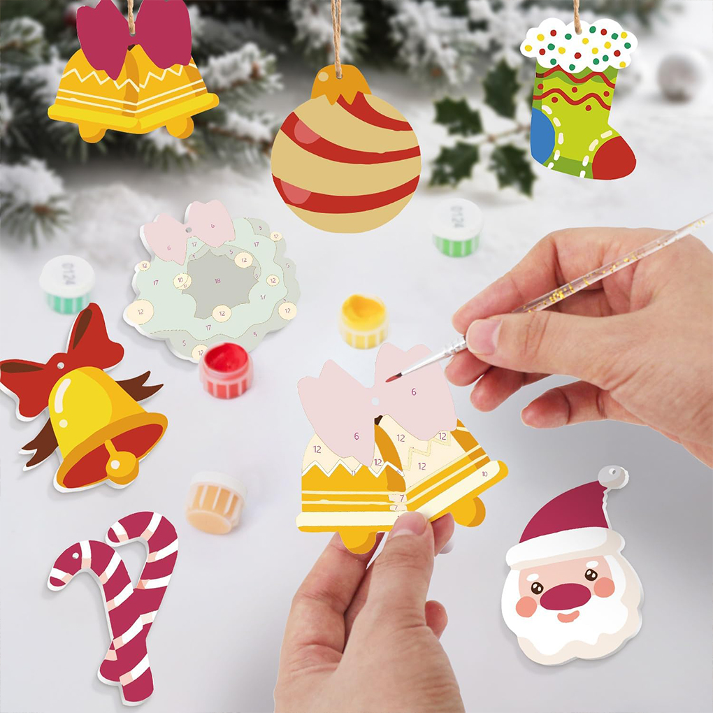 8Pcs/set Christmas Tree Hangin - đánh giá và giá Art And Craft For Xmas