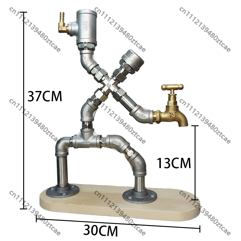Stainless Steel Water Pipe Orn - đánh giá và giá Art Craft Cafe