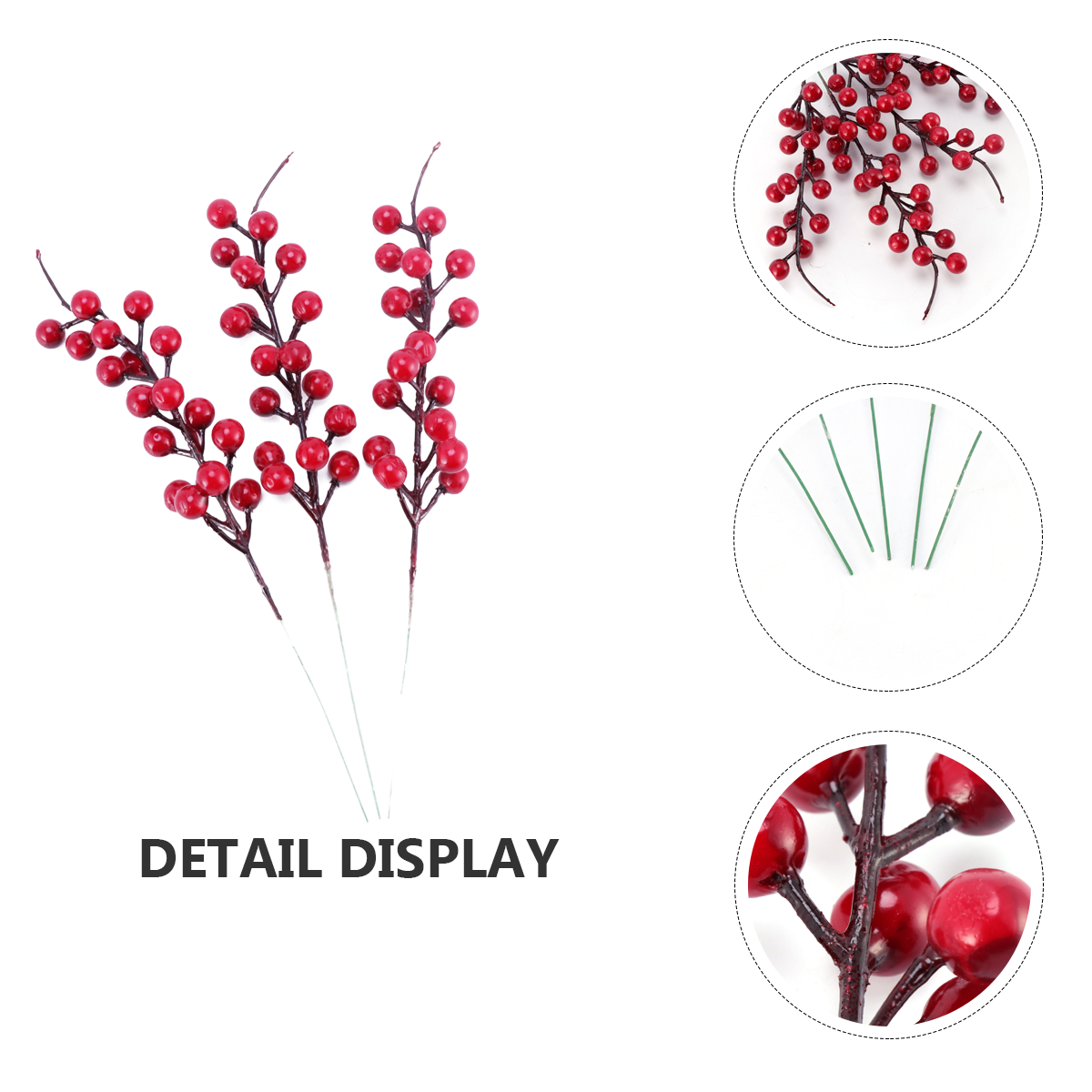 10Pcs Artificial Flower Branch - đánh giá và giá Art And Craft For Xmas