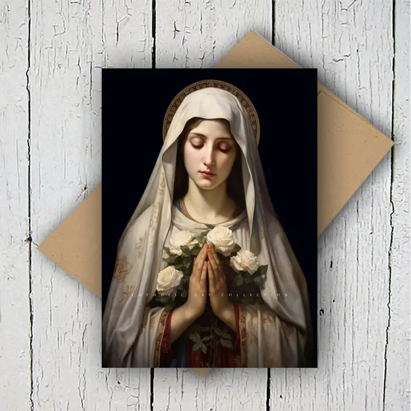 1pc Pray for Mary Canvas Wall  - đánh giá và giá Art & Craft Kids Toys