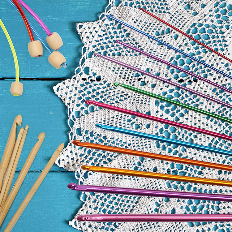11Pcs/pack Colorful Iron 27cm  - đánh giá và giá Crochet Hook Set