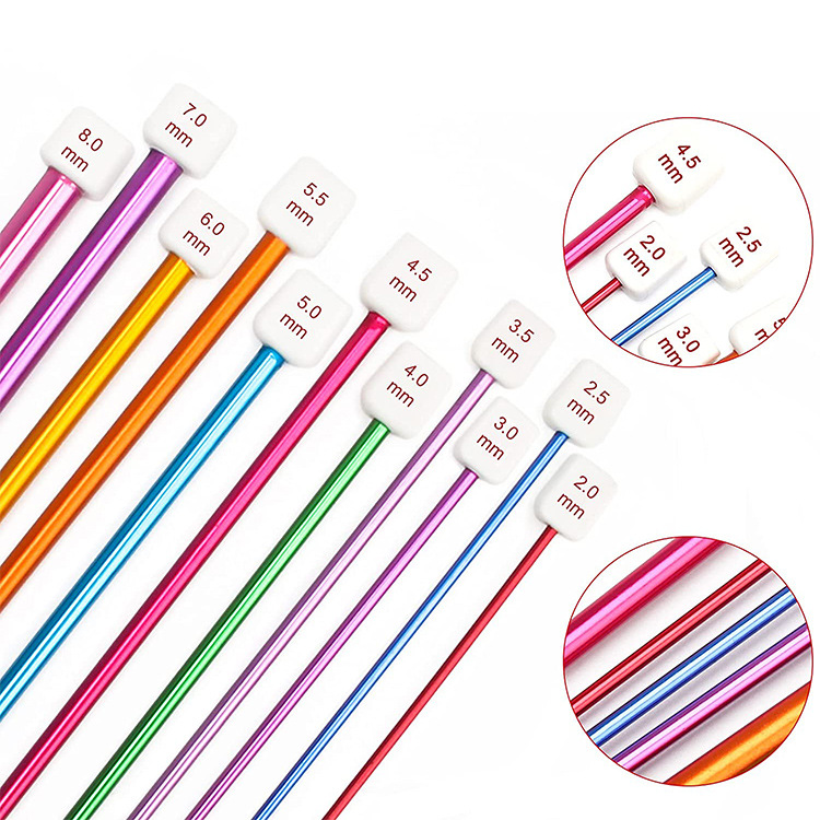 11Pcs/pack Colorful Iron 27cm  - đánh giá và giá Crochet Hook Set