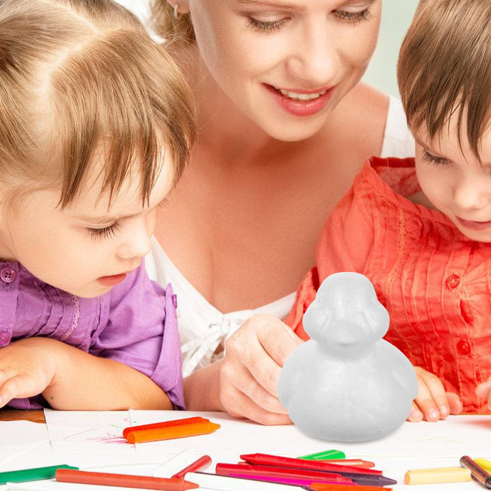 5pcs Foam Duck Shapes White Po - đánh giá và giá Art Craft Animals