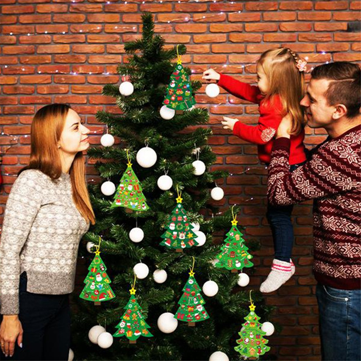 A11I 24PCS Christmas Tree DIY  - đánh giá và giá Art And Craft For Xmas