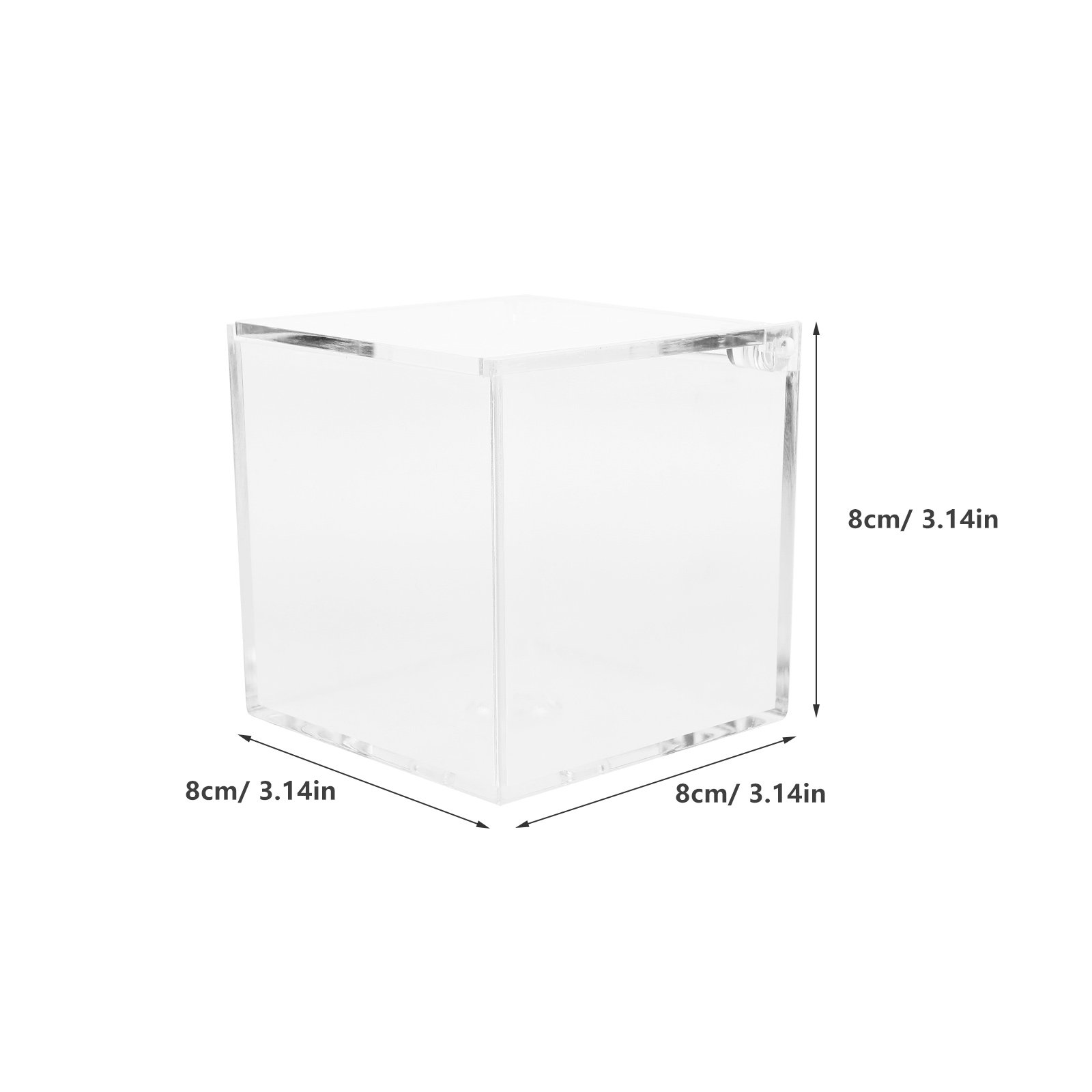 2Pcs Acrylic Clear Storage Box - đánh giá và giá Exhibition Of Art And Craft