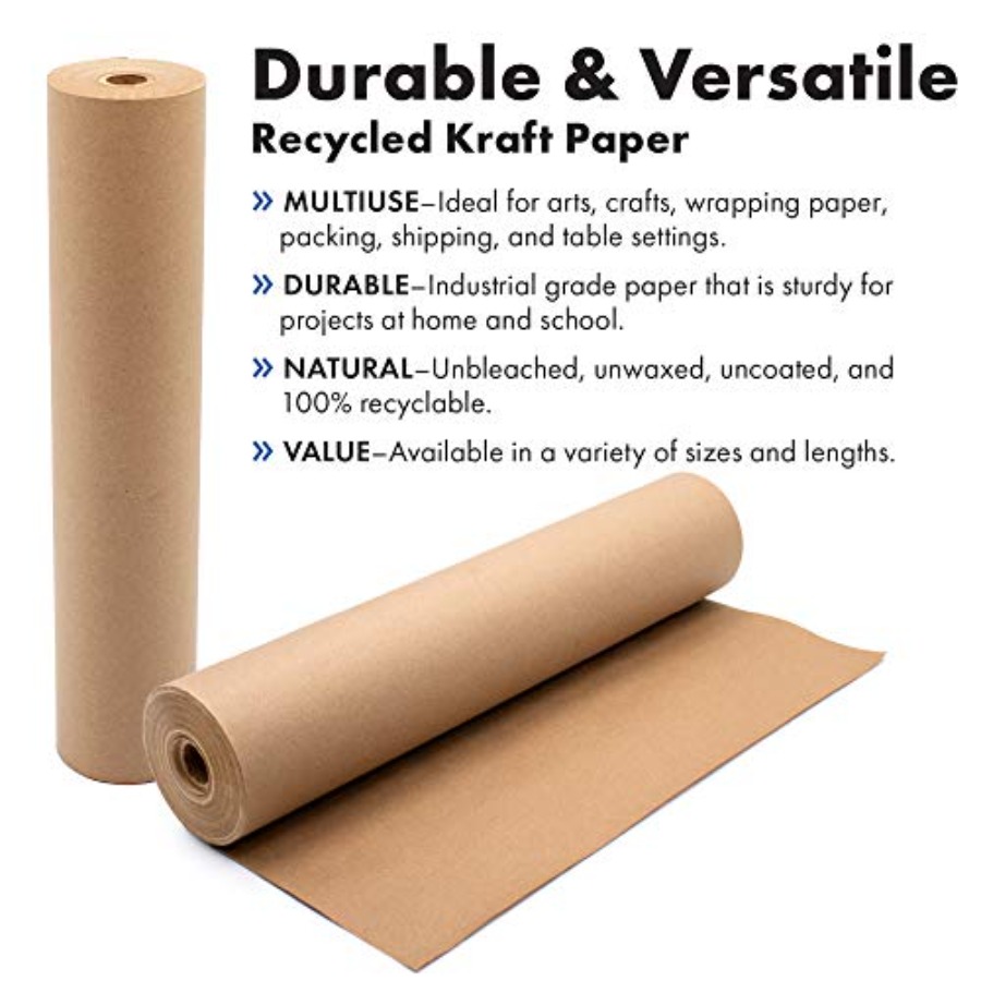 Kraft Paper 30 x 150 Feet for  - đánh giá và giá Art Craft With Paper